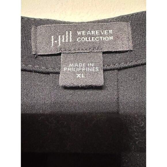 J. JILL Wearever Collection Black Soft Jersey Knit Midi/Maxi Dress, Sz XL - Picture 8 of 10